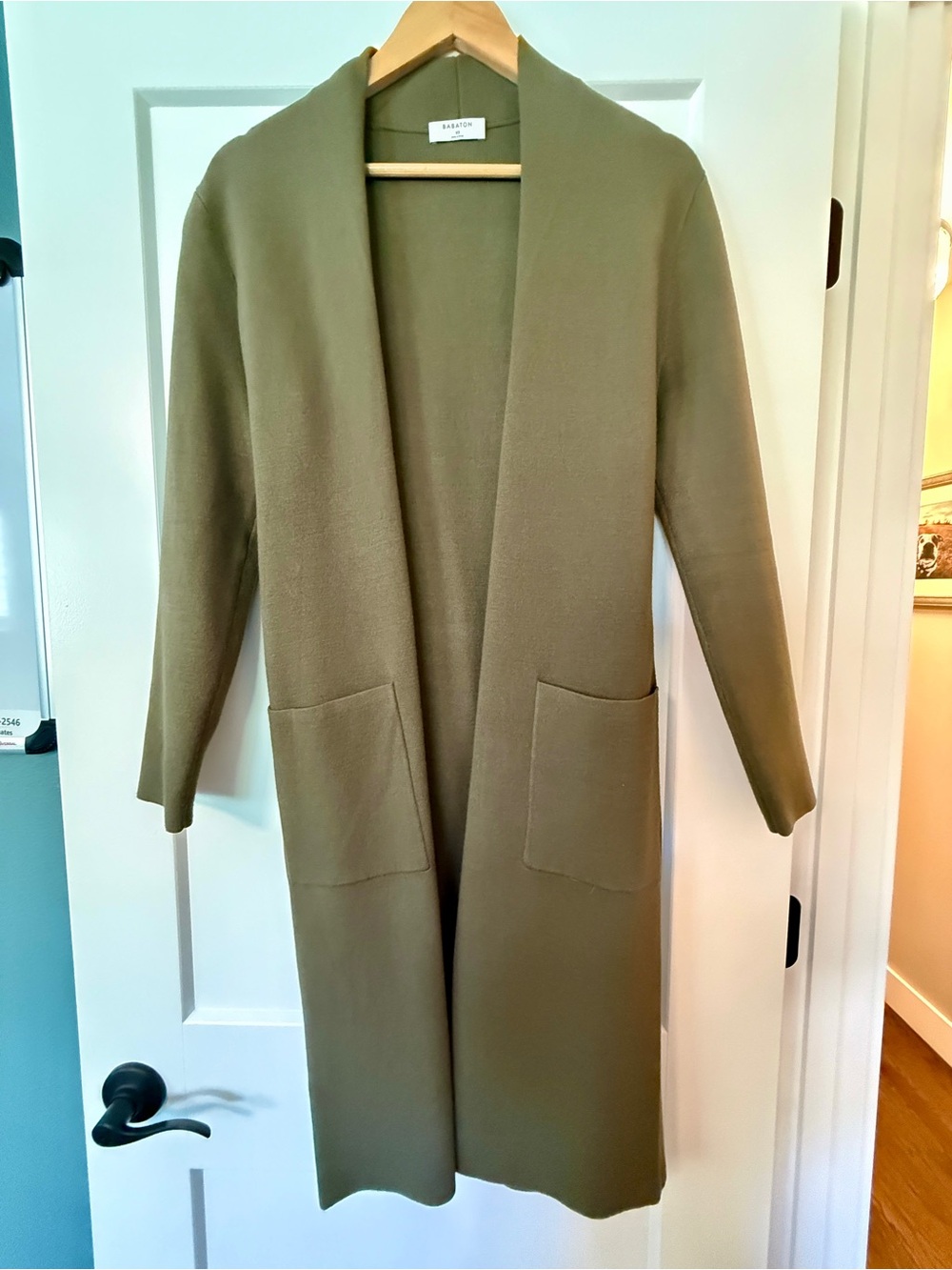 Aritzia / Babaton Ty Long Sleeve Belted Long Cardigan - XS